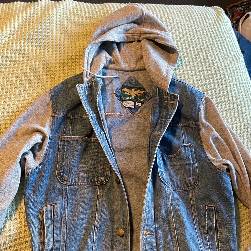 Hooded Denim Jacket